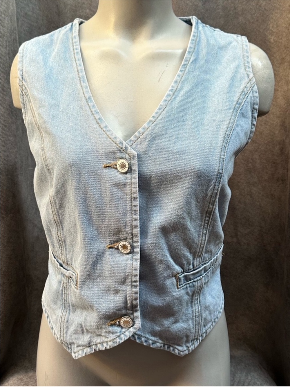 Western Jean vest women’s medium/large